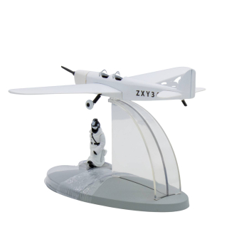 Tim und Struppi - Polizeiflugzeug rückseite